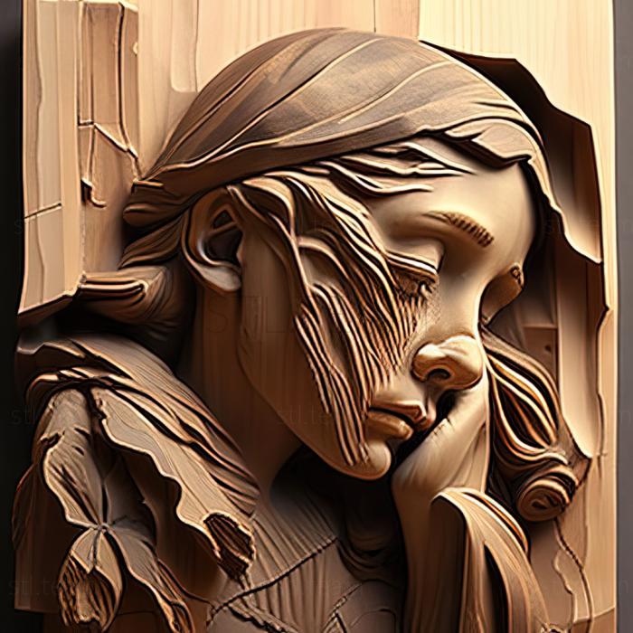 3D model Joseph Lorusso American artist (STL)